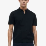Polo Republica Men's Traditional Polo Shirt - Black